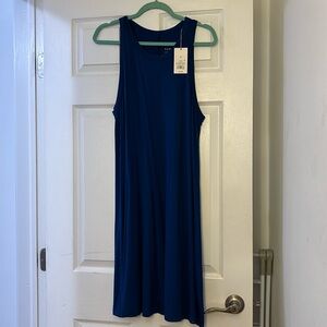 *NWT* Women’s blue sleeveless swing dress